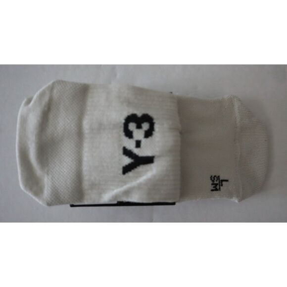 adidas Y-3 JW855 Men's Sz S Orbit Gray/Black Tennis Sportswear Crew Socks - Picture 4 of 5